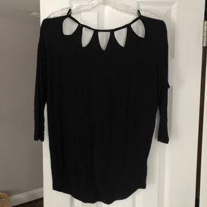 Jack by BB Dakota Black Cutout Top